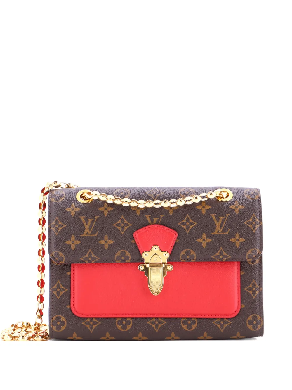 Louis Vuitton Pre-Owned Victoire Handbag Monogram Canvas and Leather shoulder bag - Marrone