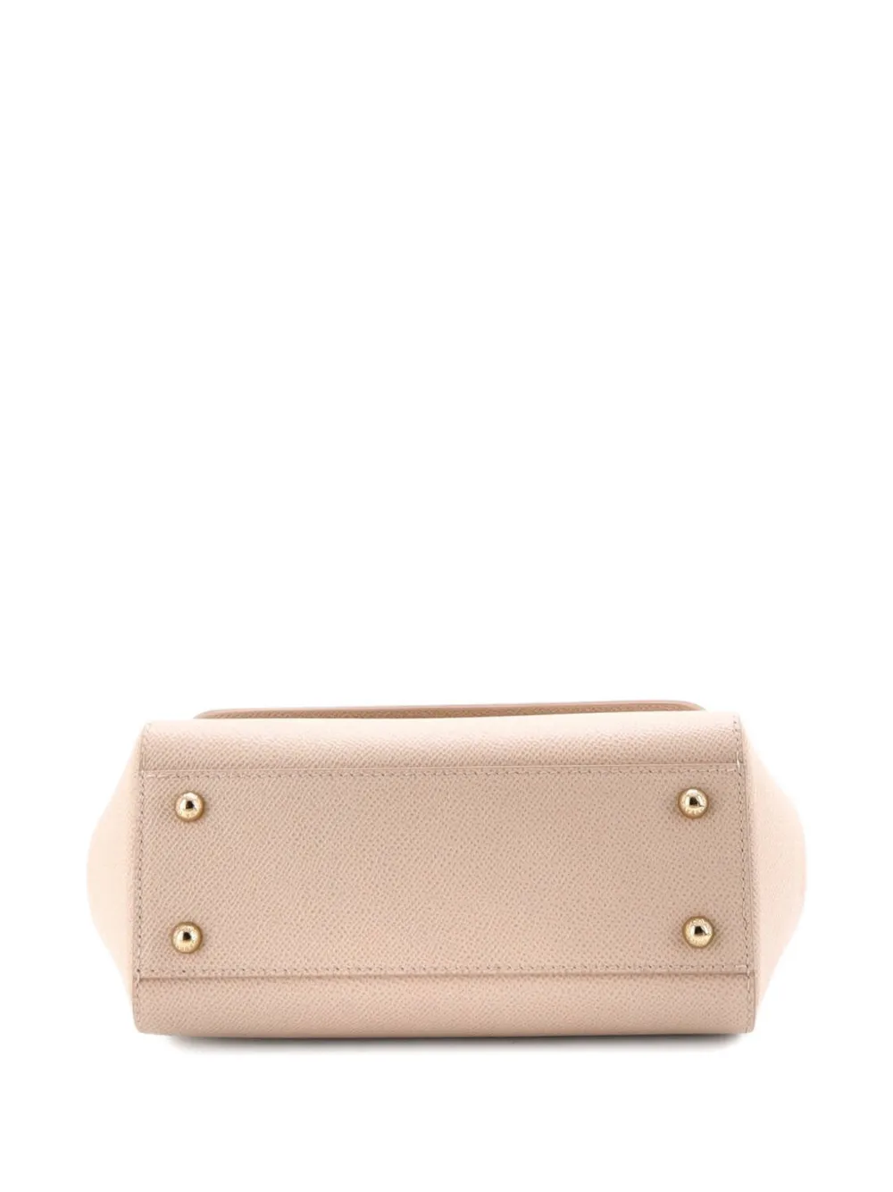 Pre-owned Dolce & Gabbana Miss Sicily Bag Leather Medium Satchel In Pink