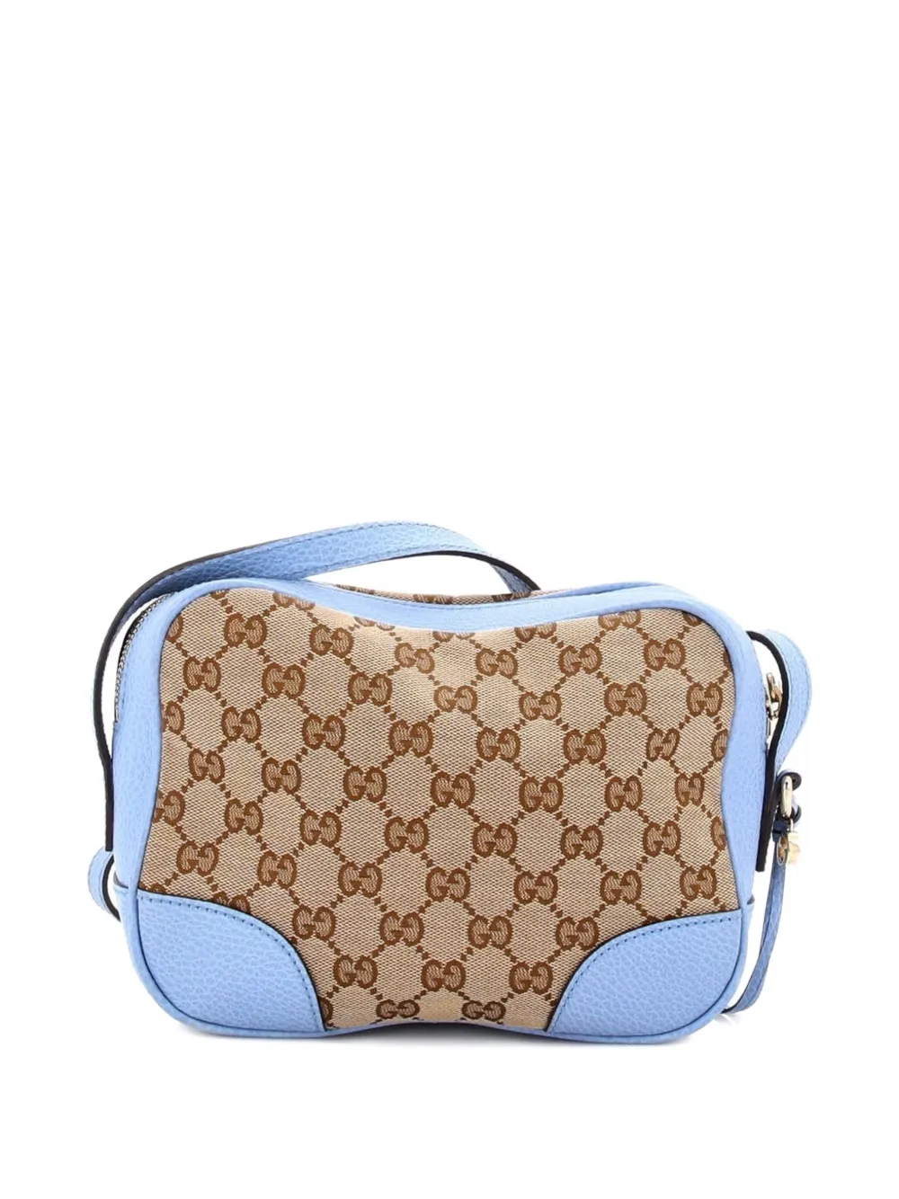 Gucci Pre-Owned Bree Disco GG Canvas with Leather Mini crossbody bag - Blu