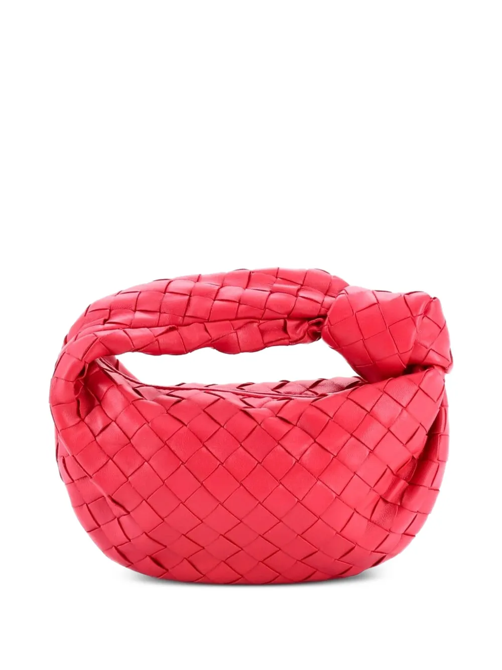 BOTTEGA VENETA Pre-owned Bv Jodie Intrecciato Nappa Mini Hobo Bag In Pink