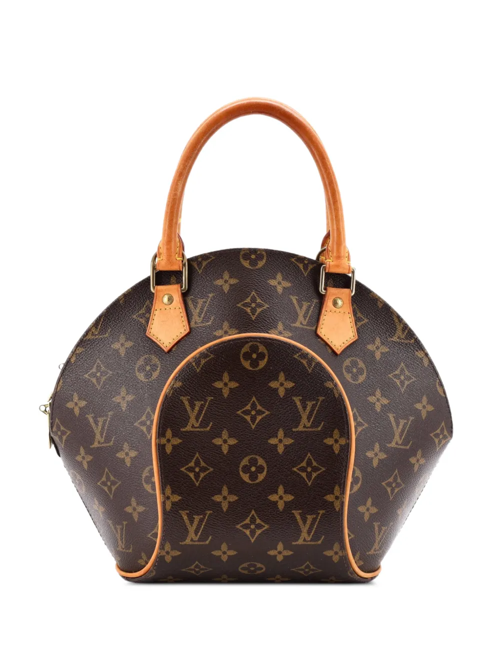 Pre-owned Louis Vuitton Ellipse Bag Monogram Canvas Pm Satchel In Brown