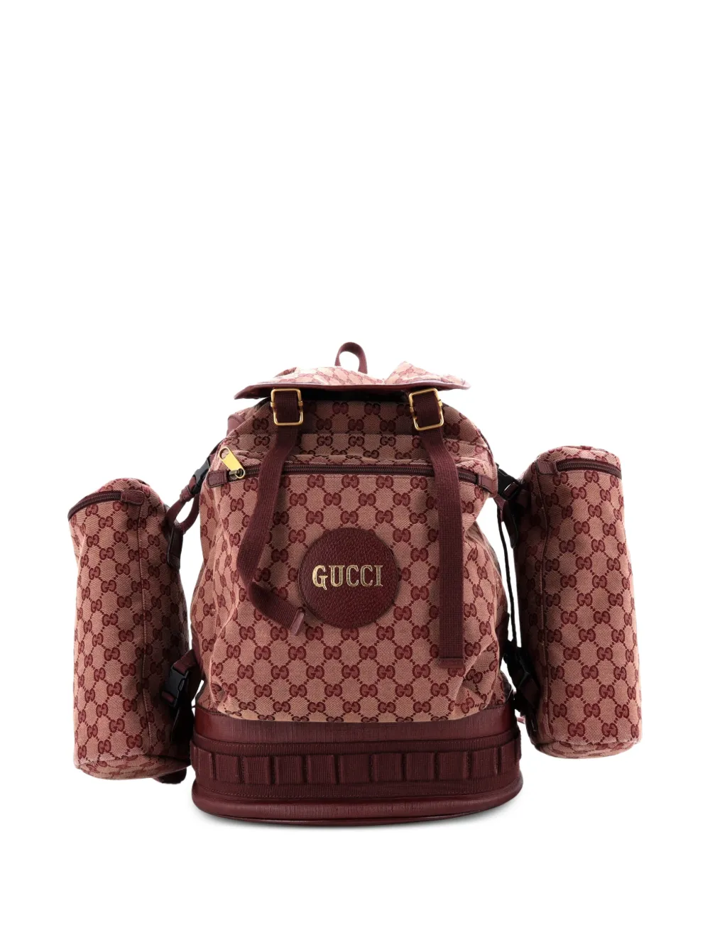 Gucci Pre-Owned Alpina Trekking GG Canvas Large backpack - Rosso