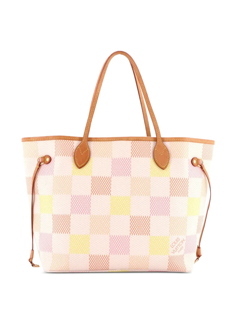 Pre-owned Louis Vuitton Neverfull Nm Limited Edition Damierlicious Giant Mm Tote Bag In Multi