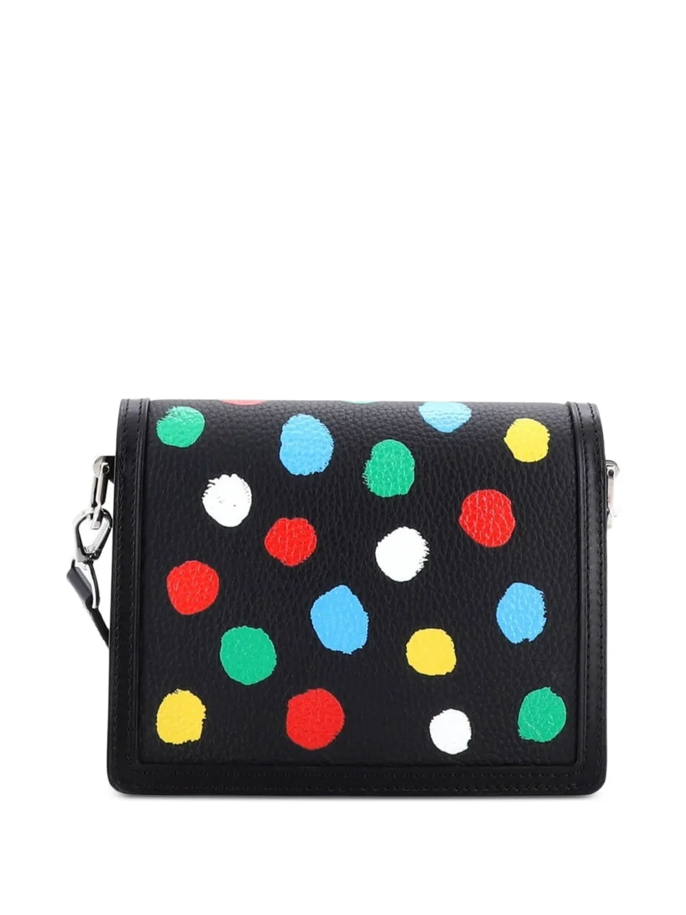  Louis Vuitton Pre-owned Dauphine Yayoi Kusama Painted Dots Taurillon Leather Mini Shoulder Bag - Multicolore 