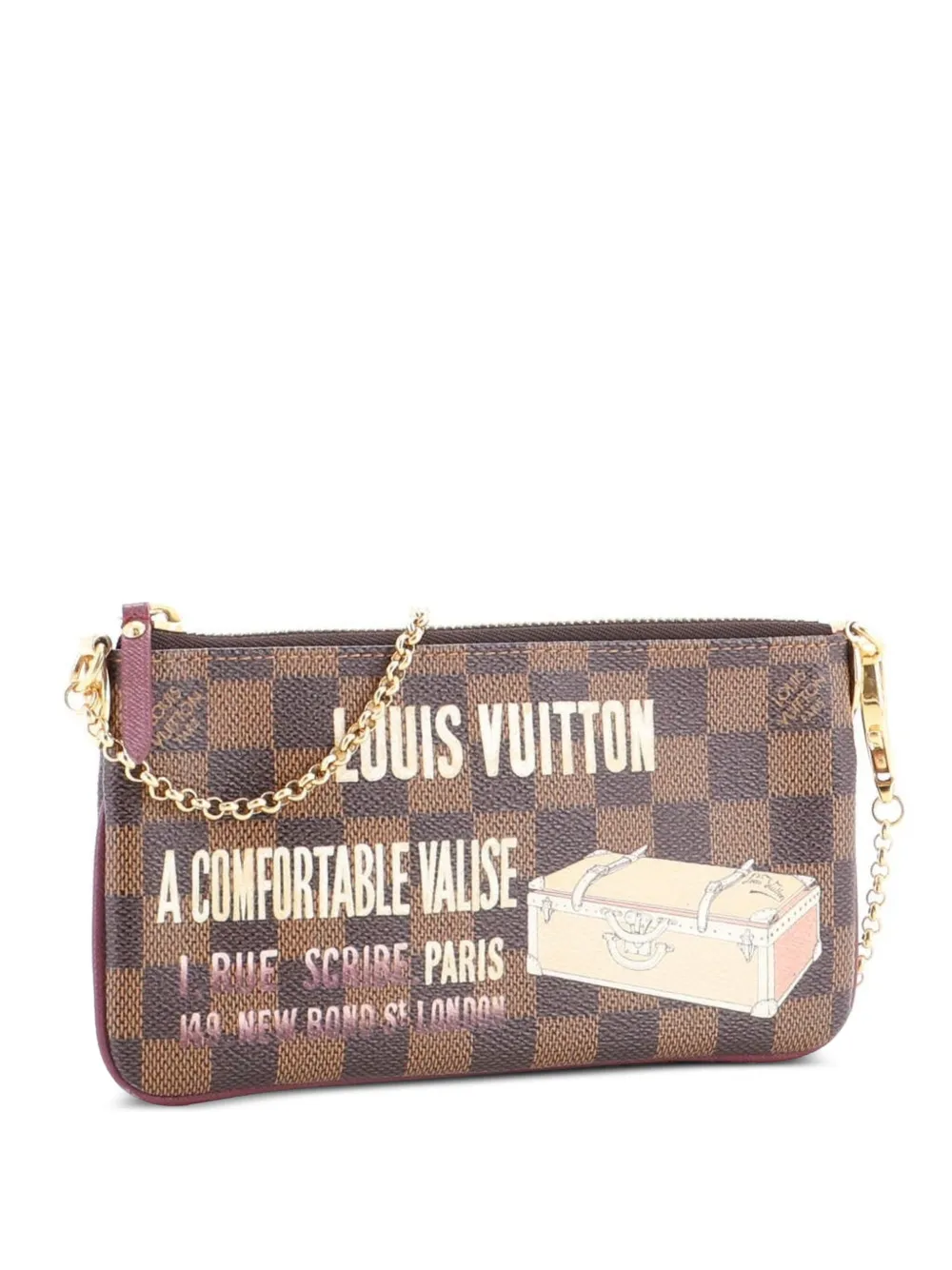 Louis Vuitton Pre-Owned Milla Pochette Limited Edition Damier MM clutch bag - Marrone