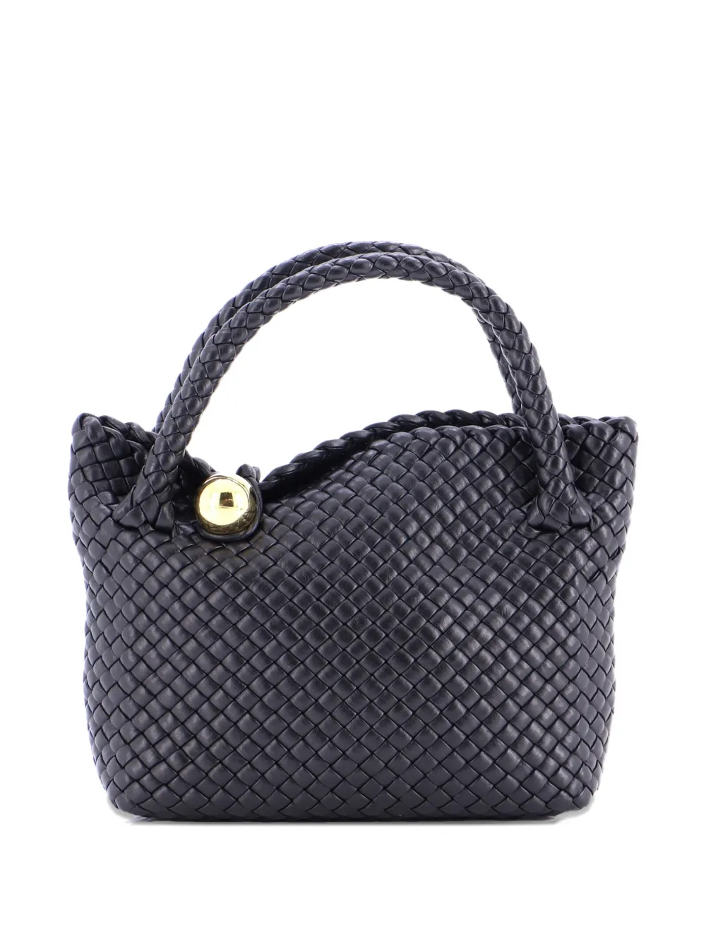 Bottega Veneta Pre-Owned Tosca Bag Intrecciato Leather Small shoulder bag - Nero