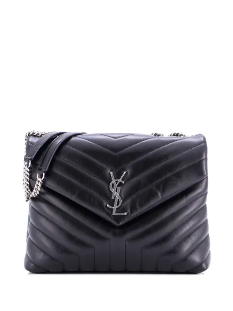 Saint Laurent Pre-Owned Loulou Matelasse Chevron Leather Medium shoulder bag