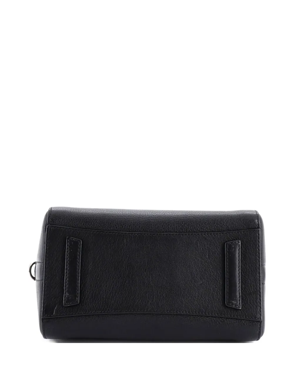 Pre-owned Givenchy Antigona Bag Leather Mini Crossbody Bag In Black