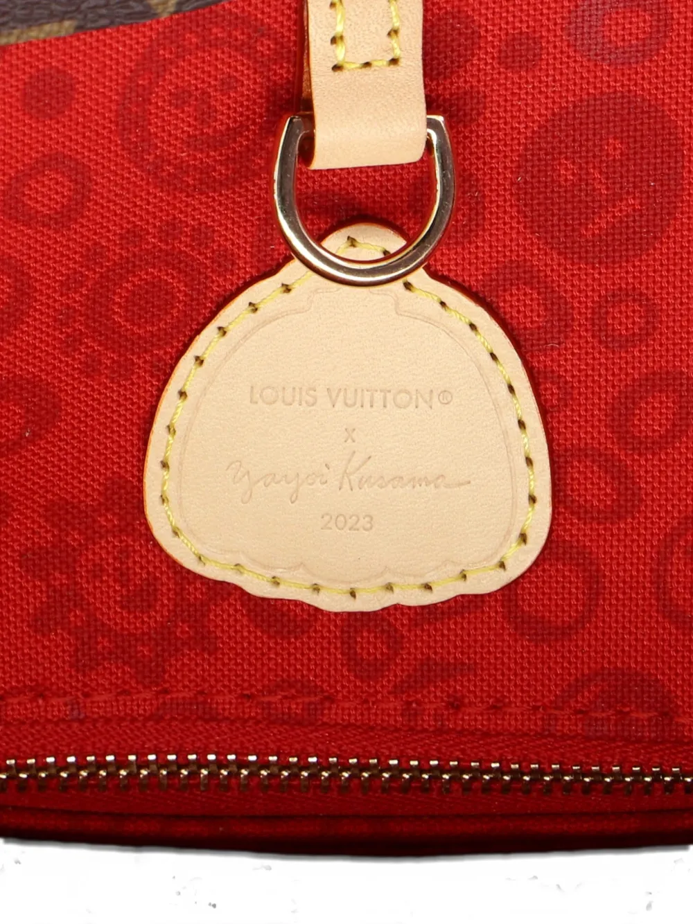 Pre-owned Louis Vuitton Onthego Yayoi Kusama Faces Monogram Canvas Mm Tote Bag In Multi