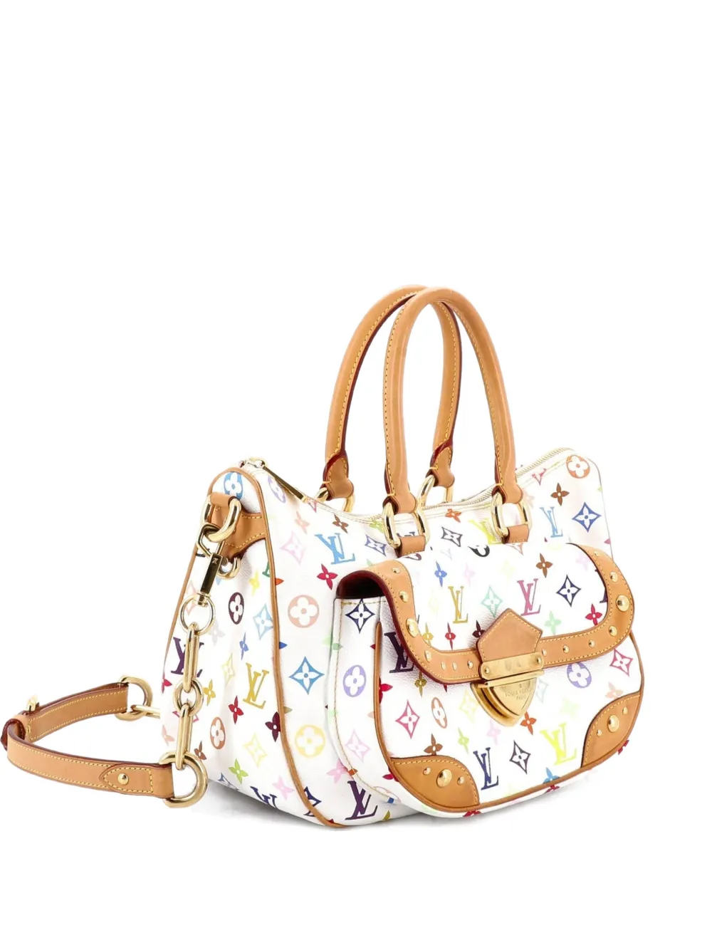Pre-owned Louis Vuitton Rita Handbag Monogram Multicolor Satchel