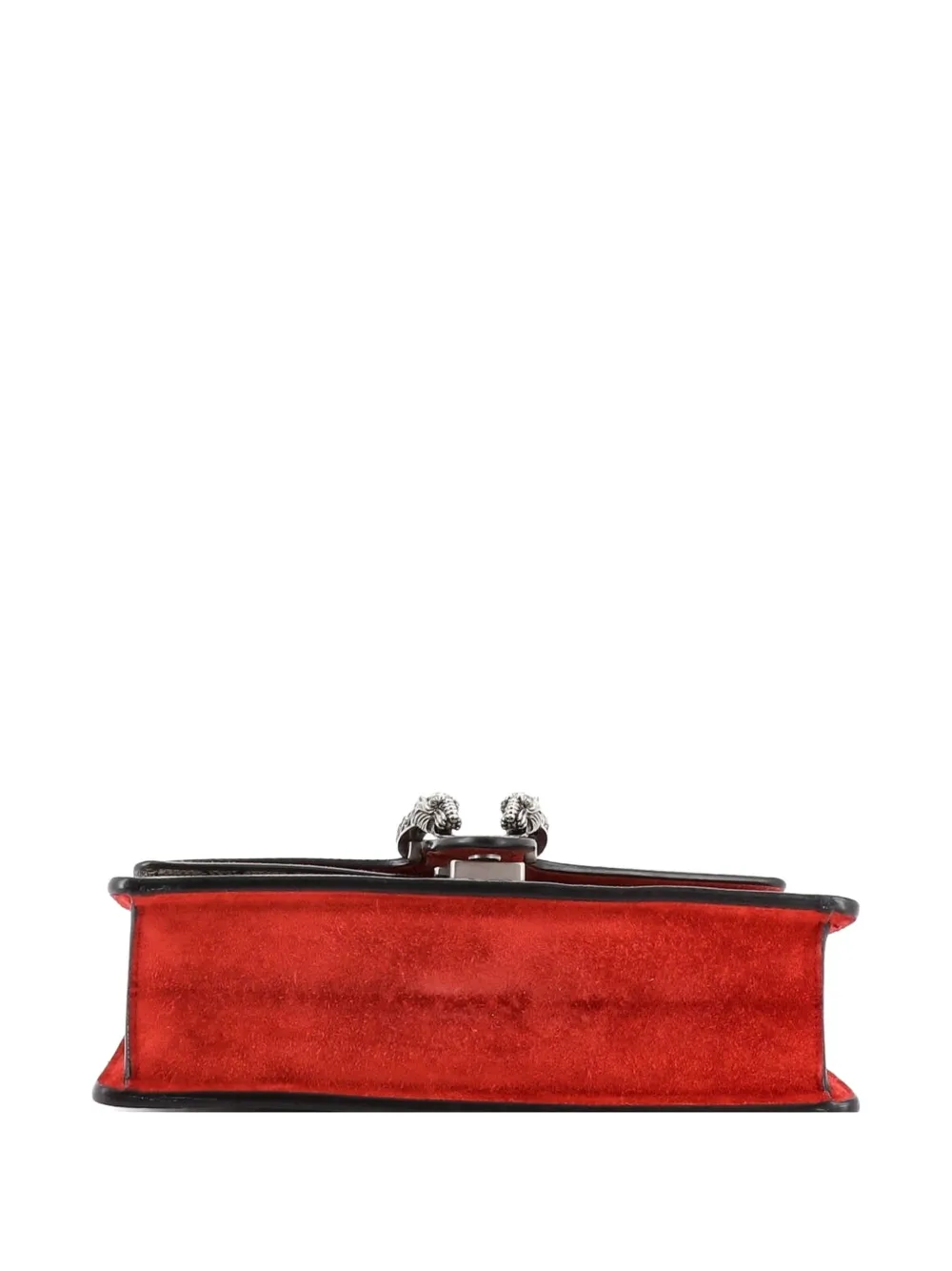  Gucci Pre-owned Dionysus Bag Gg Coated Canvas With Crystal Embellished Metal Small Shoulder Bag - Brown 