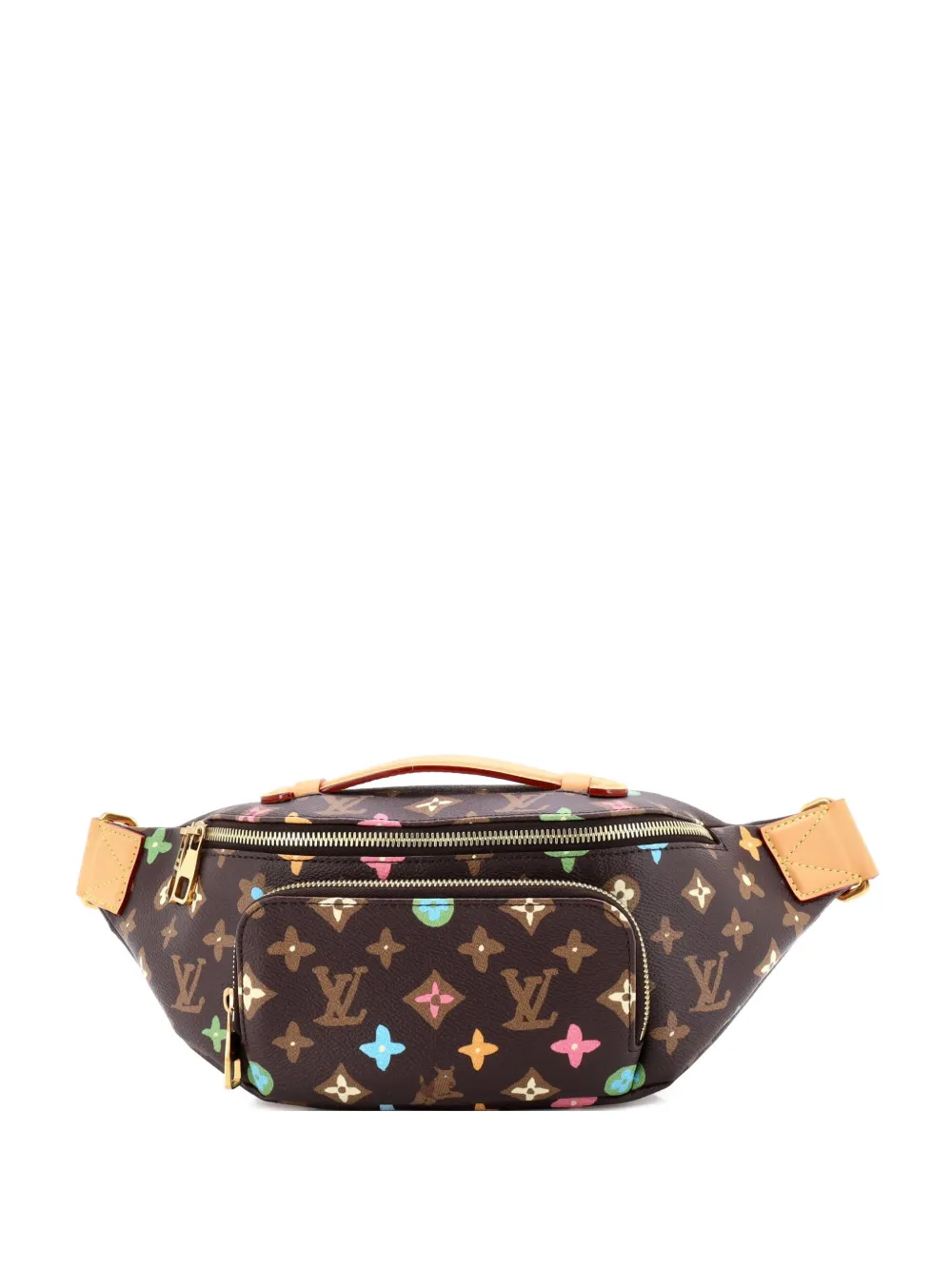 Pre-owned Louis Vuitton Rush Bumbag Tyler The Creator Monogram Craggy Canvas Belt Bag In Brown