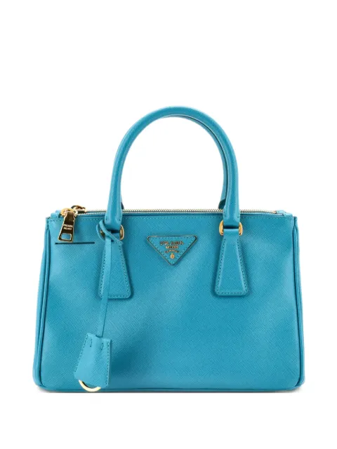 Prada Pre-Owned tote Galleria pequeña de piel Saffiano con cierre