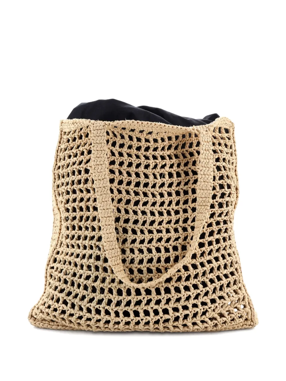 Prada Pre-Owned Triangle Logo Open Raffia tote bag | Pre-Owned | Image 2