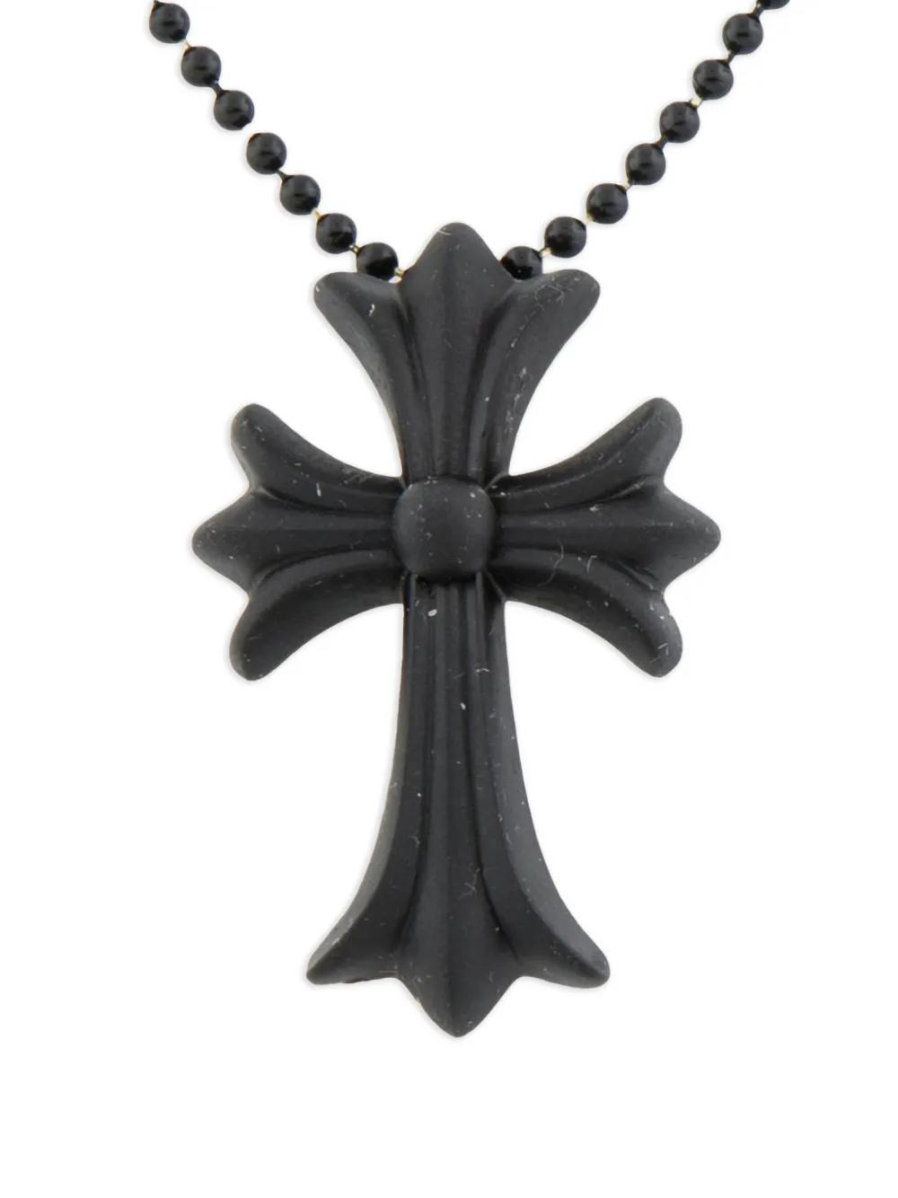 Chrome Hearts collier à pendentif croix pailleté | Image 2