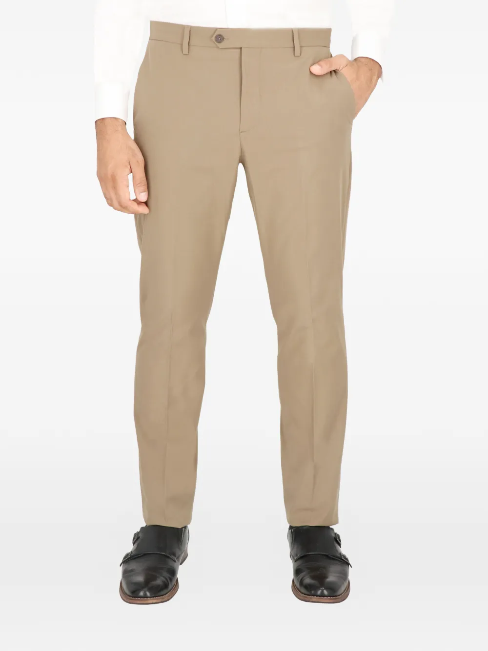 Scotch & Soda button-closure trousers | Neutrals | Image 1