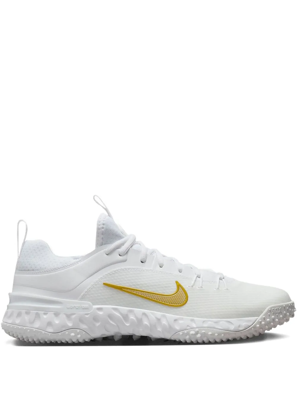 Nike Metallic Huarache 9 Elite TF LAX sneakers | White | Image 1