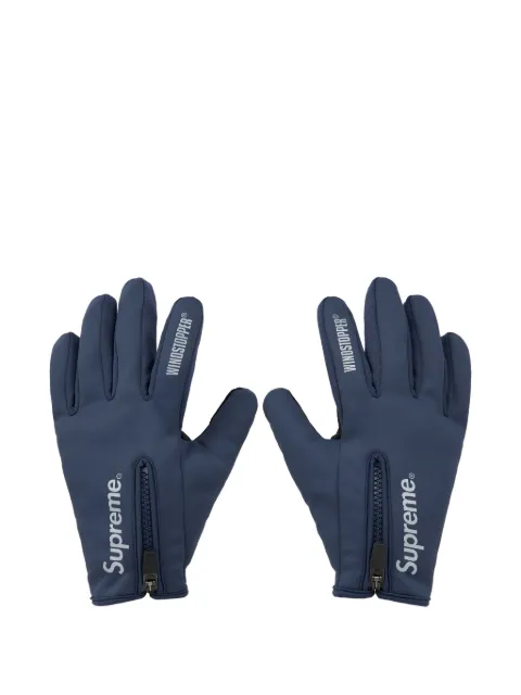 Supreme Windstopper zip gloves 
