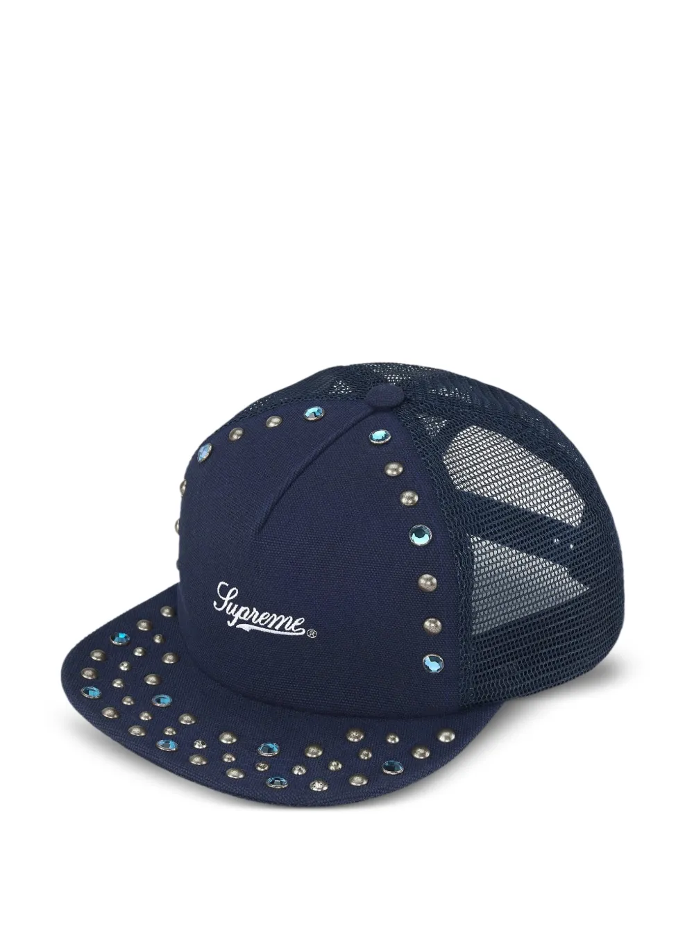 Supreme x B.B. Simon studded cap | Blue | Image 1
