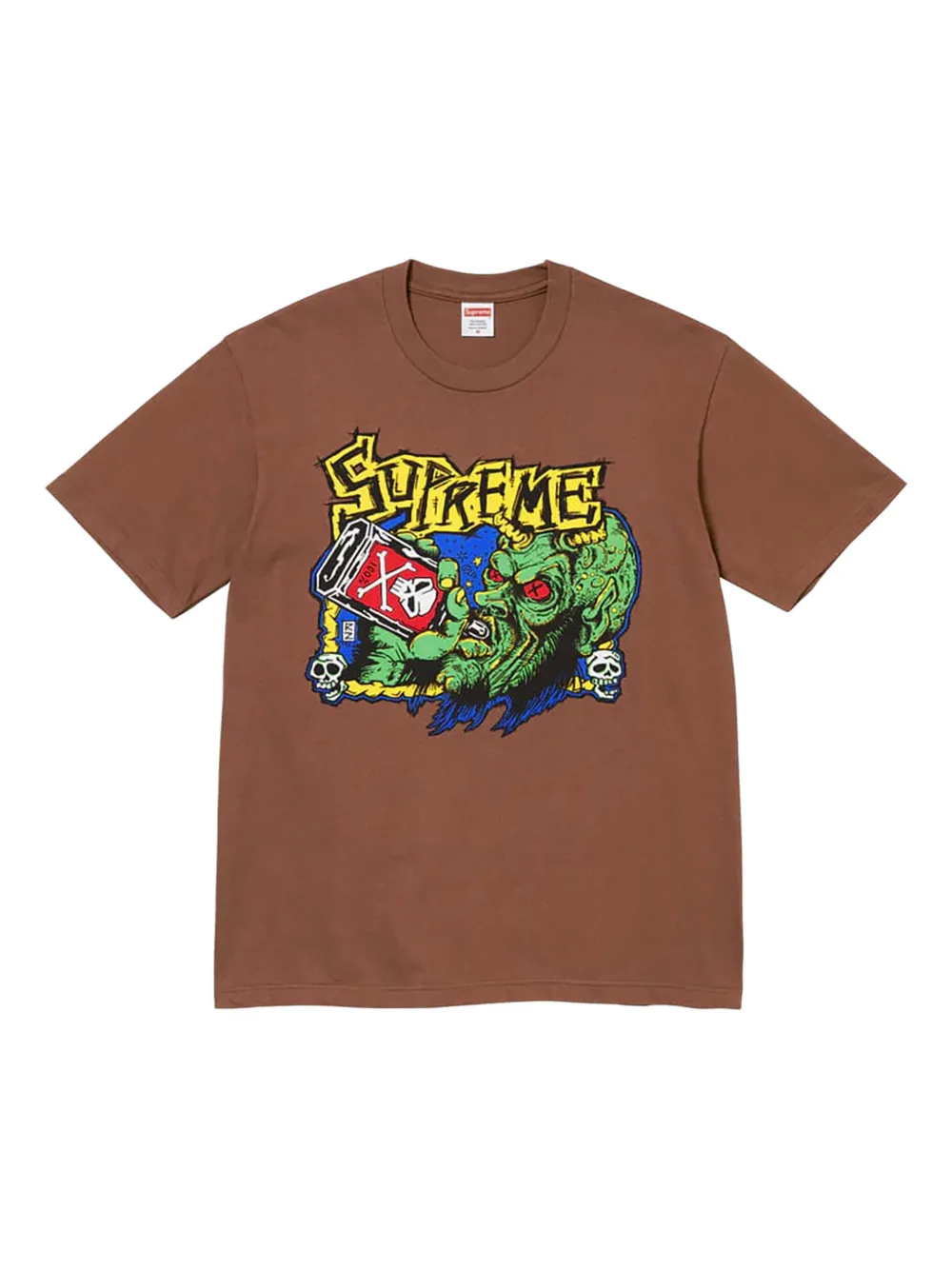 Supreme Fuckin Blowout-graphic T-shirt - Marrone