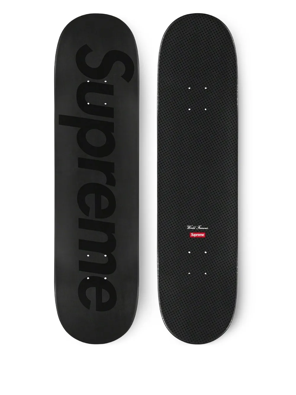 Supreme logo-print skateboard | Black | Image 1