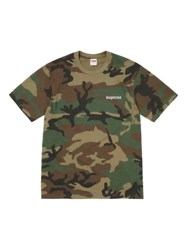 Supreme カモフラージュ Tシャツ | グリーン | FARFETCH JP