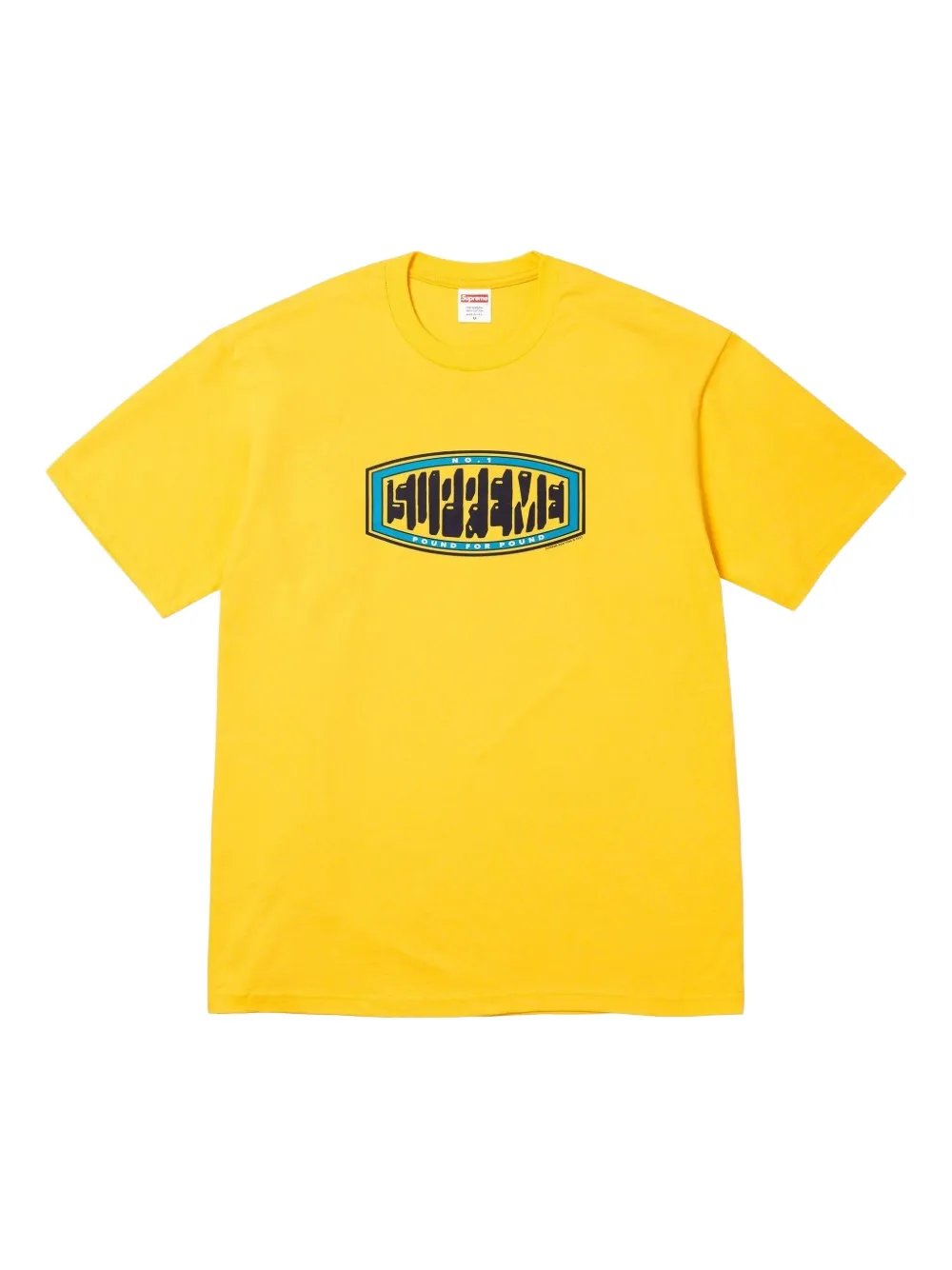 Supreme Pound graphic T-shirt - Giallo