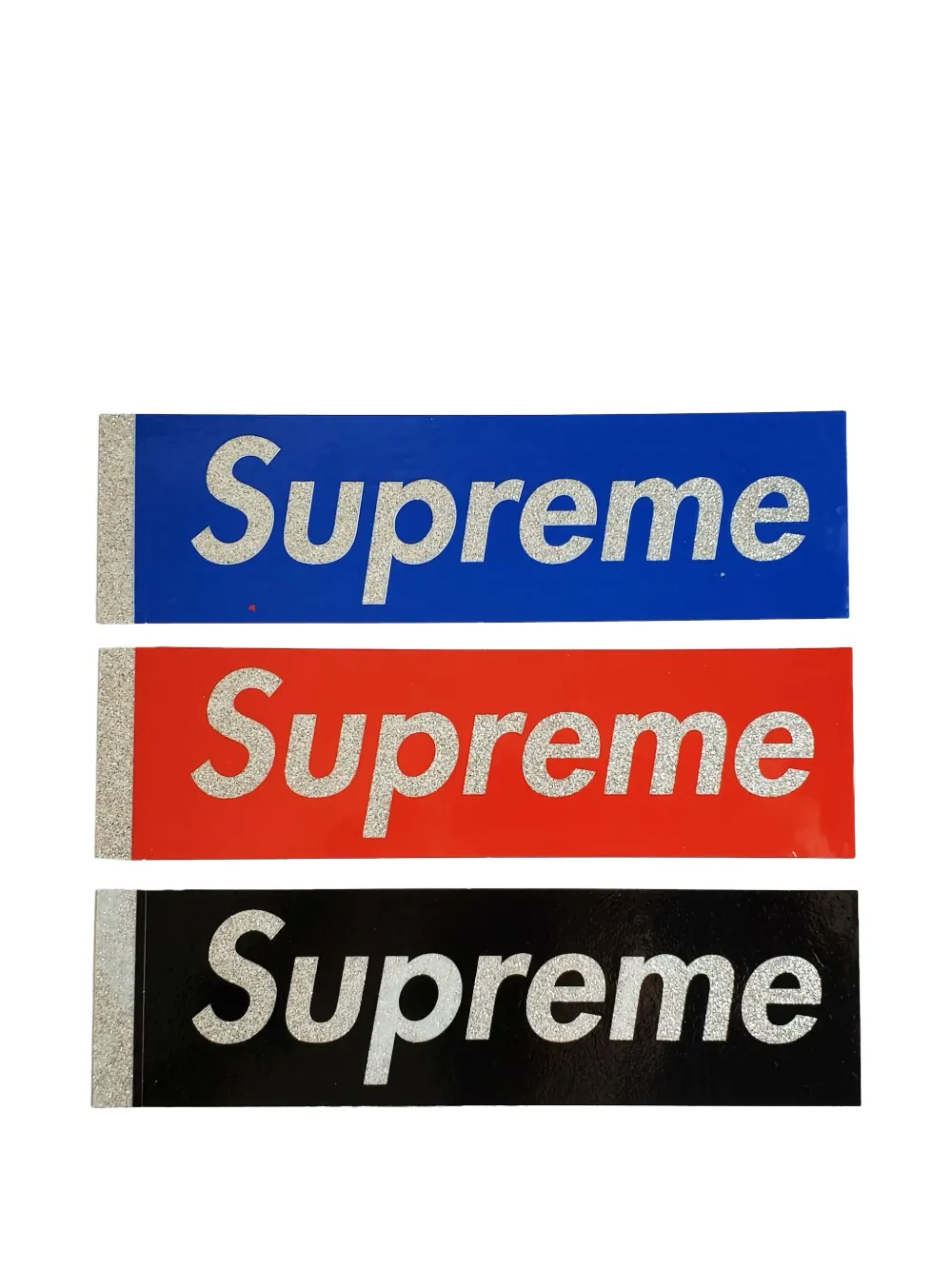 Supreme logo sticker set (set of three) | azul | Image 1