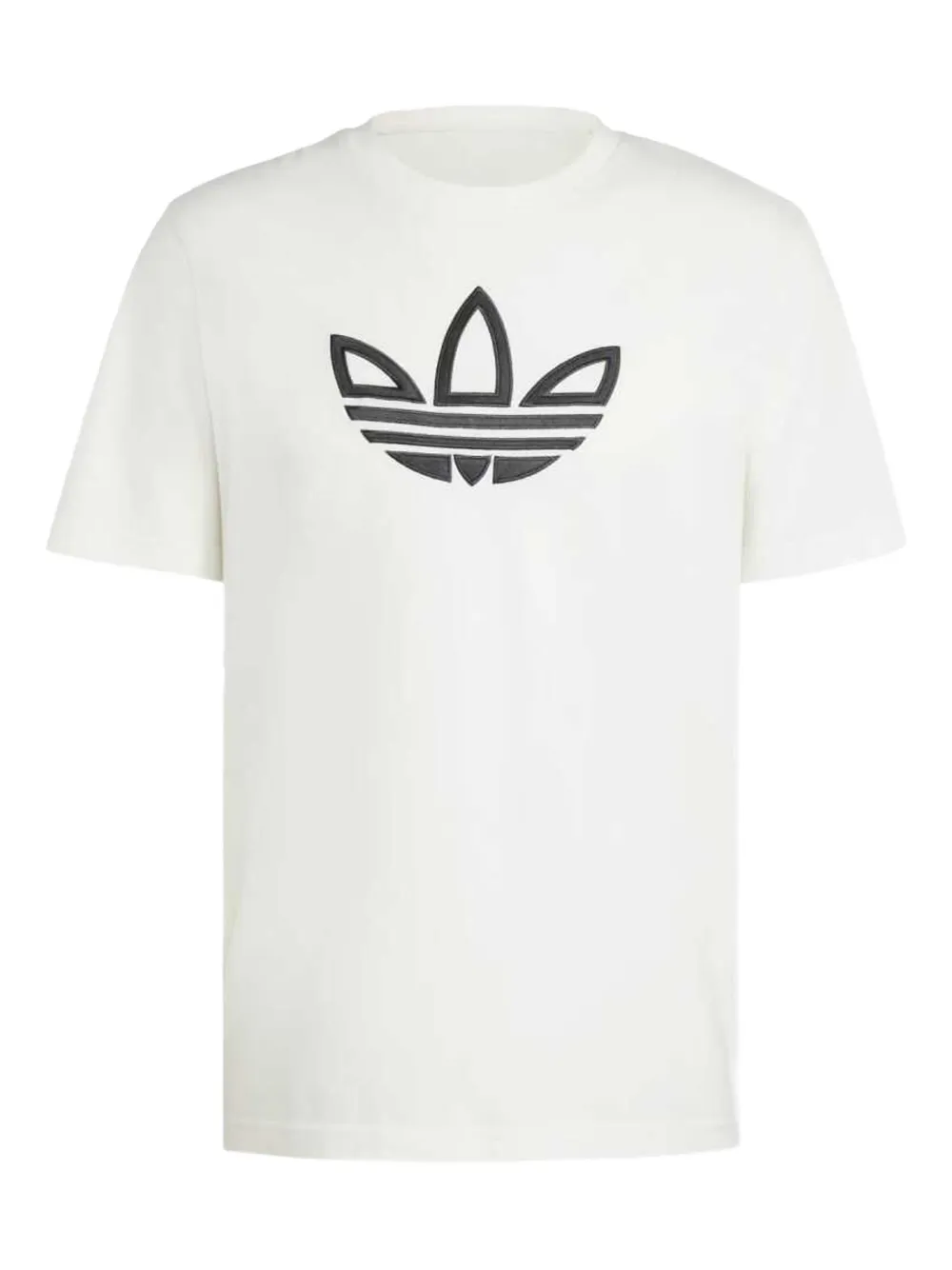 adidas Kurzärmeliges T-Shirt mit Logo-Print - Nude