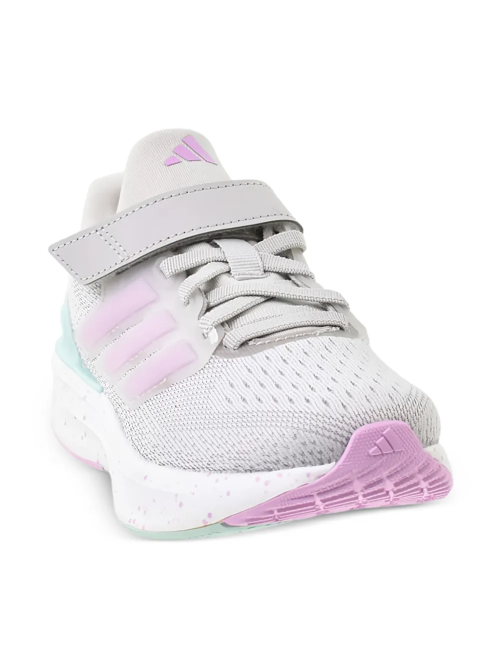  Adidas Kids Ultrarun 5 Stripe Sneakers - Grey 