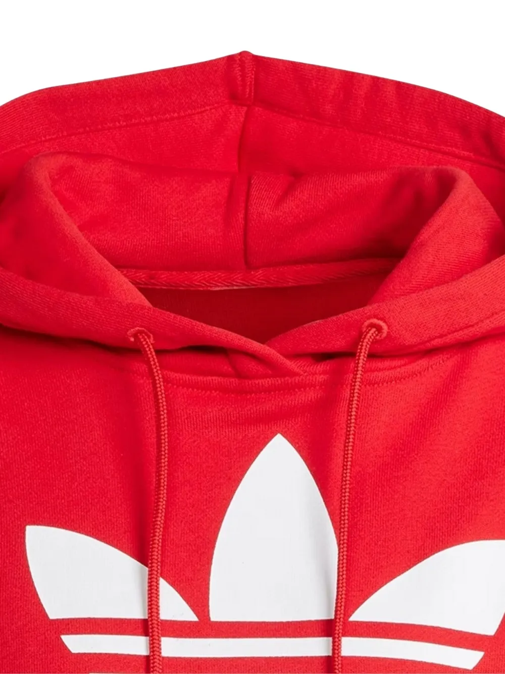 Adidas Trefoil long-sleeve hoodie - Rood