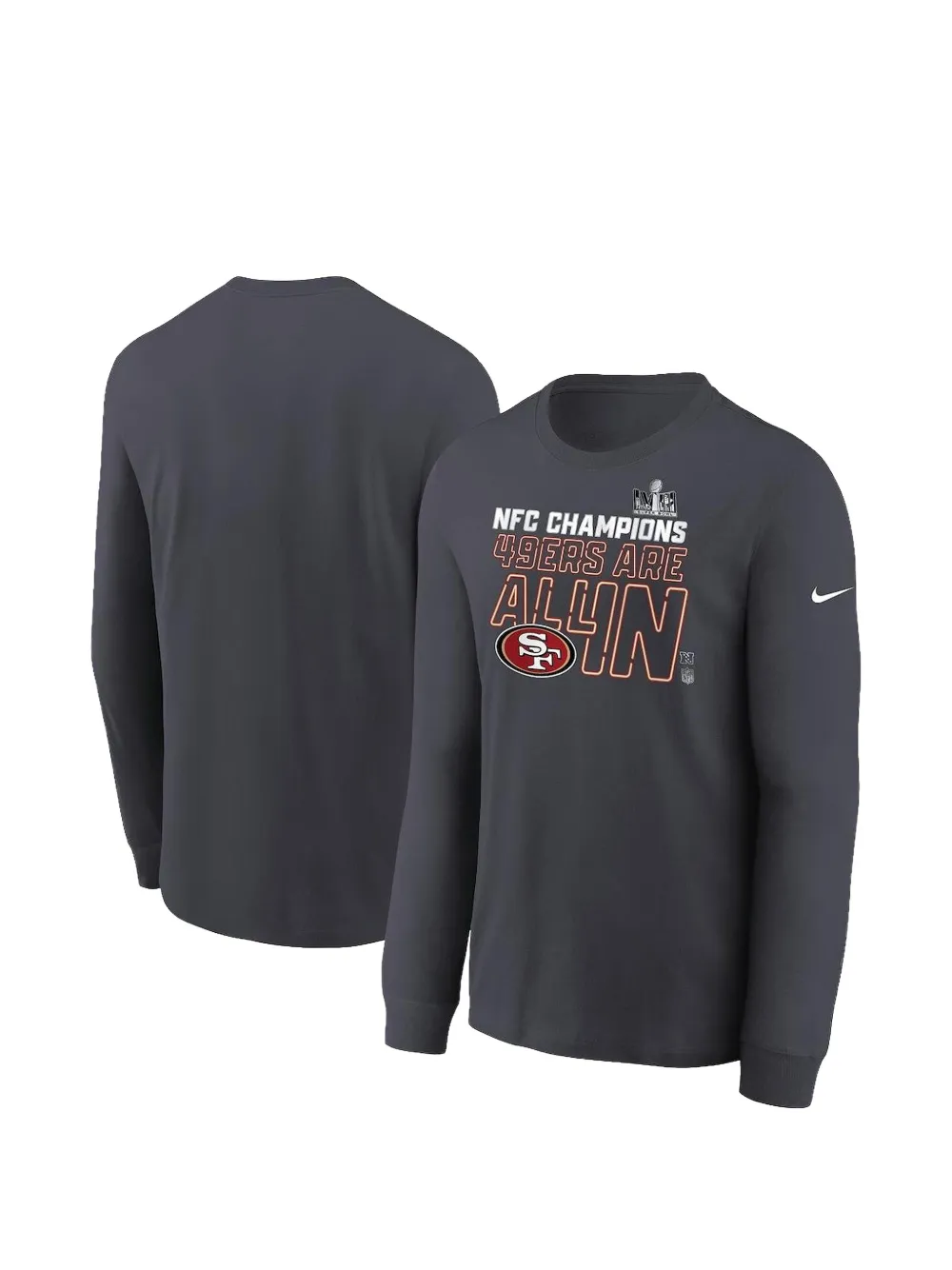 Nike Kids T-shirt met grafische print Grijs