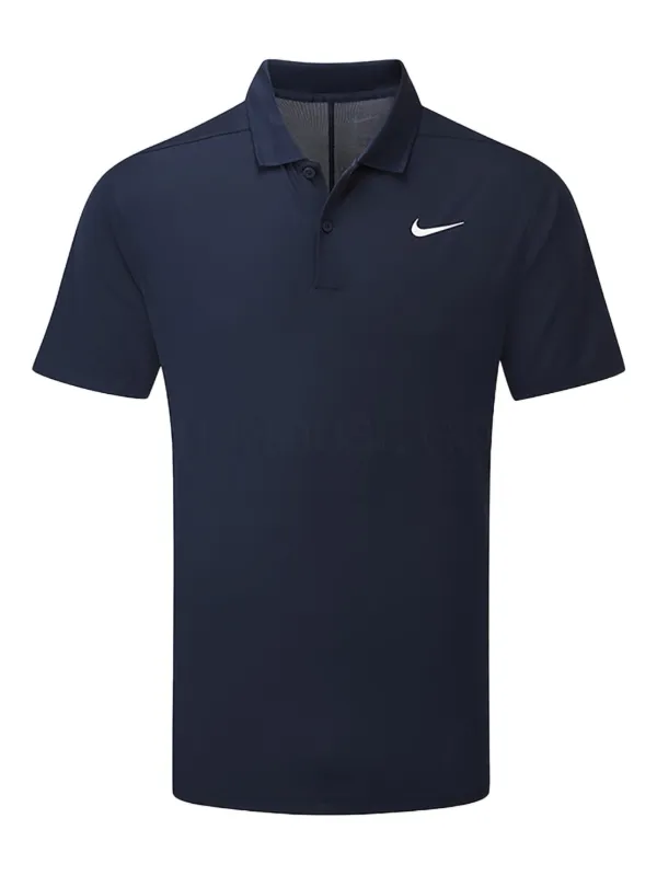 navy blue nike golf polo