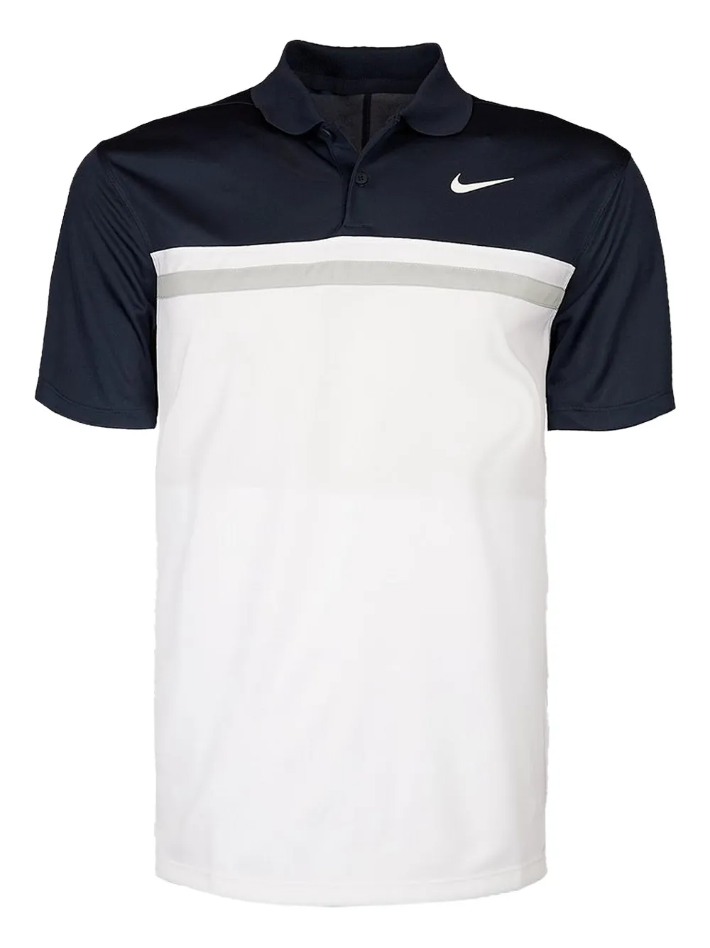 Nike two-toned short-sleeve polo shirt - Bianco
