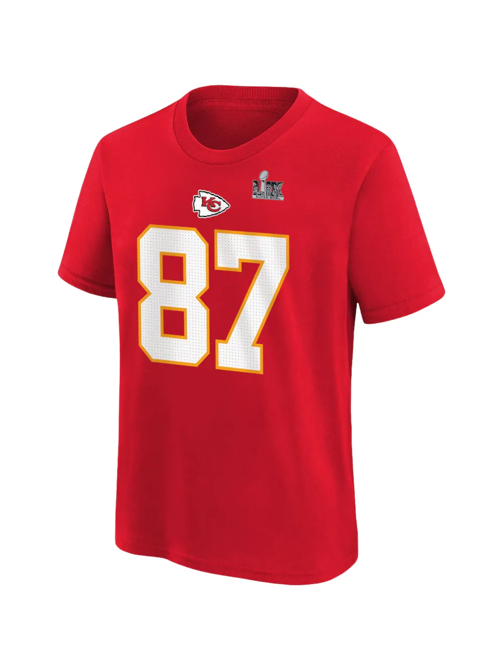 Nike Kids Kansas City Chiefs Travis Kelce cotton T-shirt - Rosso