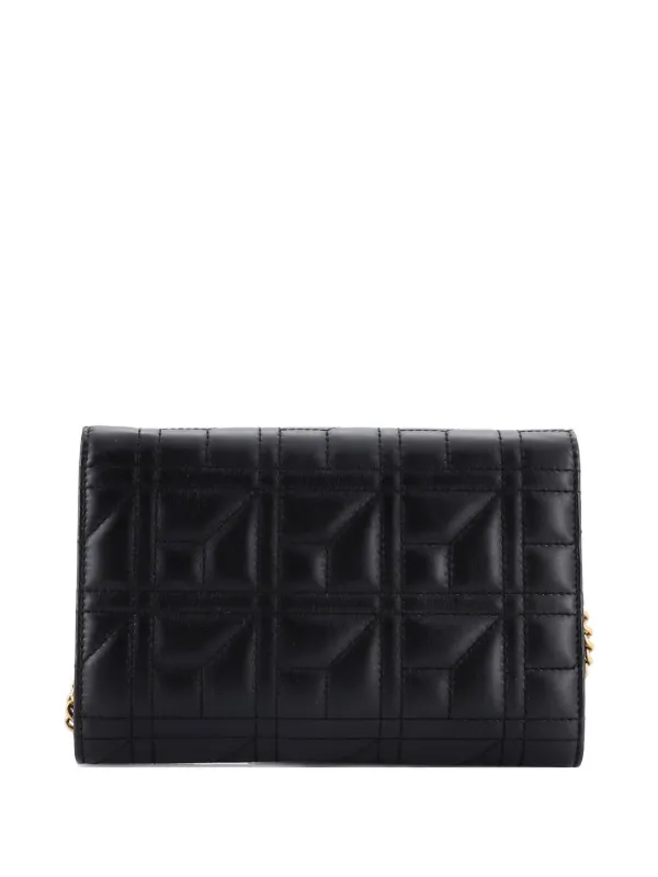 Gucci Pre-Owned Pearly GGマーモント チェーンウォレット | ブラック 