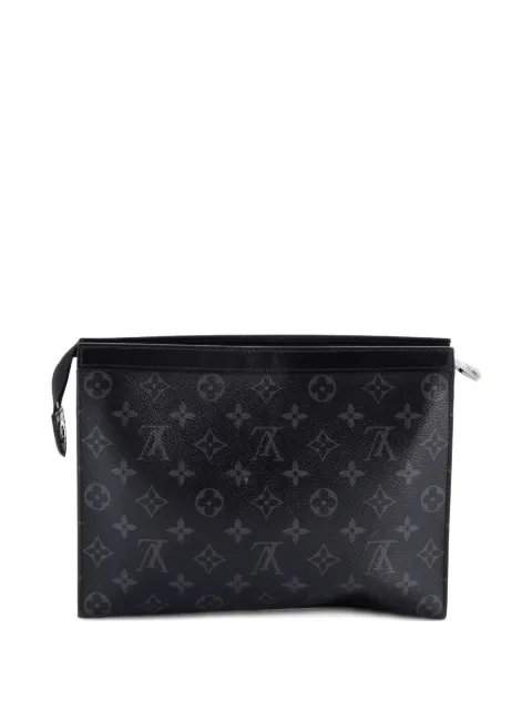Louis Vuitton Pre-Owned Pochette Voyage Monogram Eclipse Canvas MM clutch bag