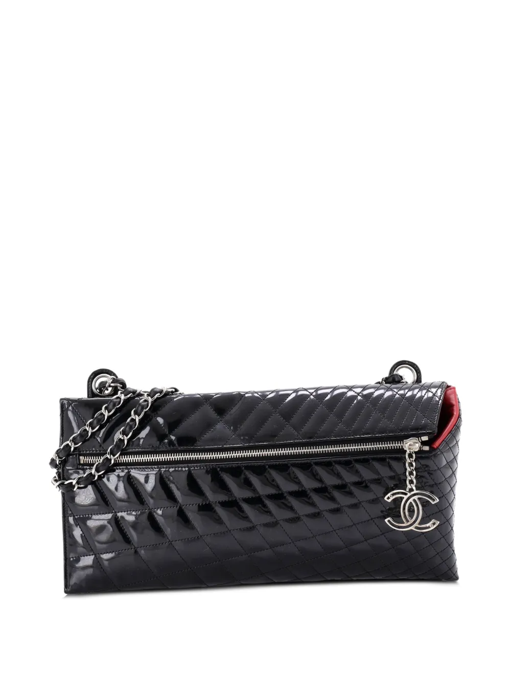 CHANEL Pre-Owned Kaleidoscope Chain Quilted Patent Large shoulder bag - Nero