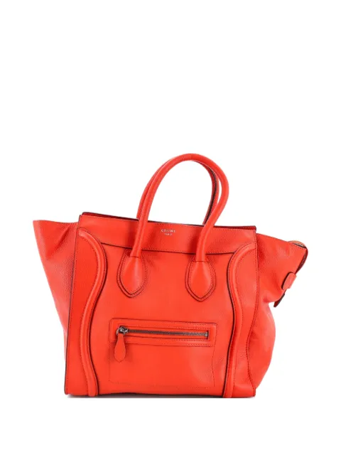 Celine Pre-Owned tote mini de piel granulada
