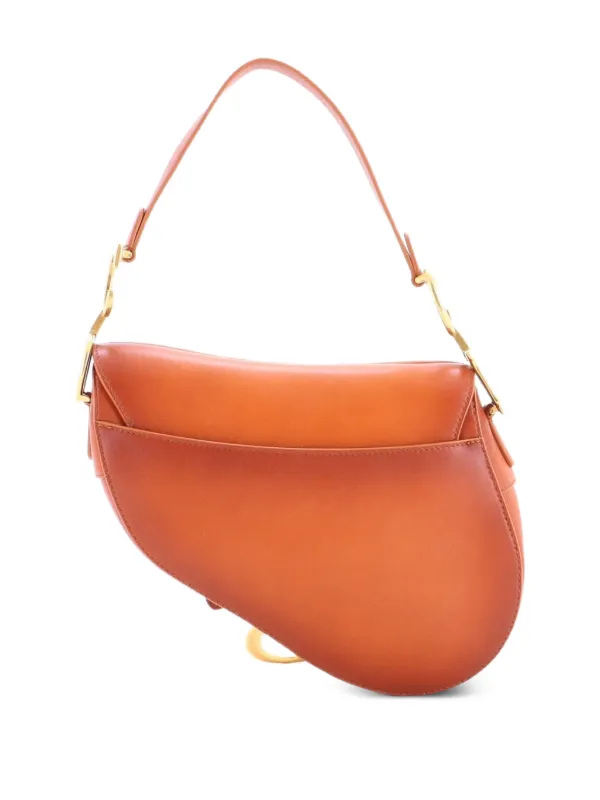 激安販壳ショップ Christian Dior ブラウンレザーショルダーバッグ