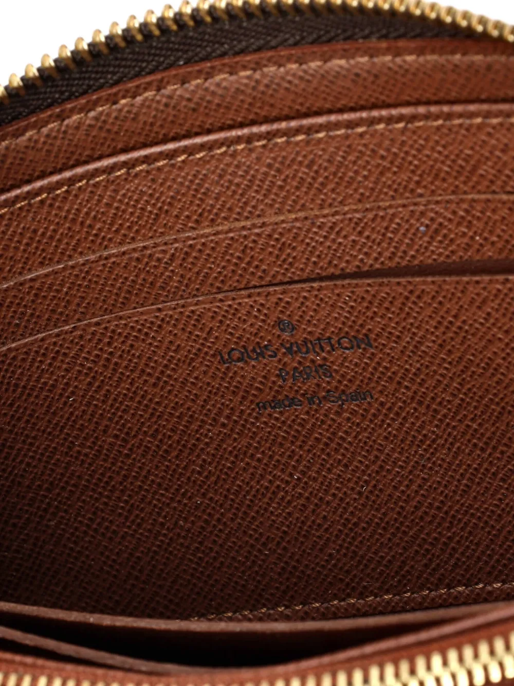 Pre-owned Louis Vuitton Zippy Compact Wallet Nm Monogram Canvas Small Wallets In Brown