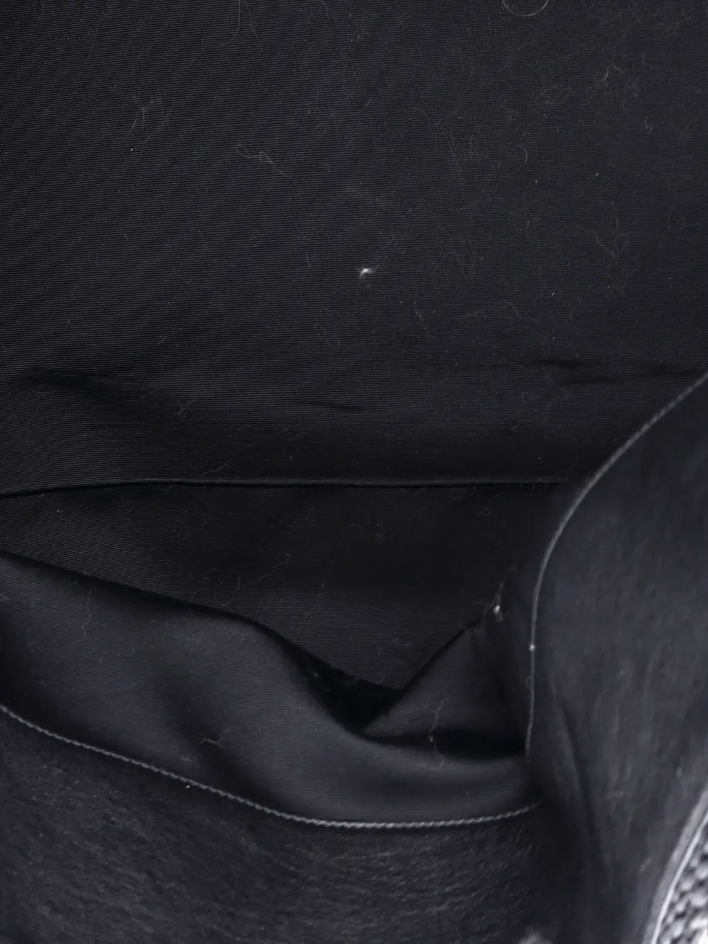 SAINT LAURENT Pre-owned Rive Gauche Shopper Raffia Large Tote Bag In Black