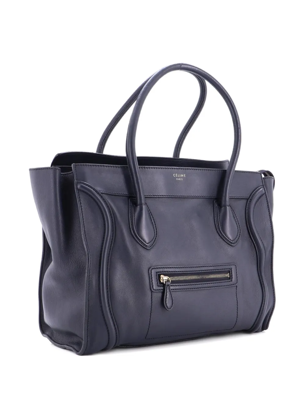 Celine Pre-Owned Luggage Bag Leather shoulder bag - Blue