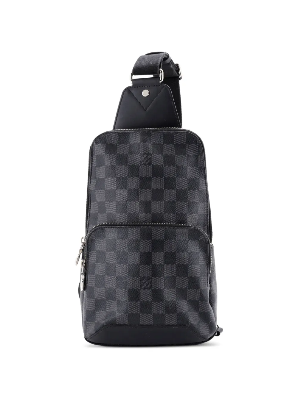Louis Vuitton Pre-Owned Avenue Sling Bag Damier Graphite crossbody bag - Schwarz
