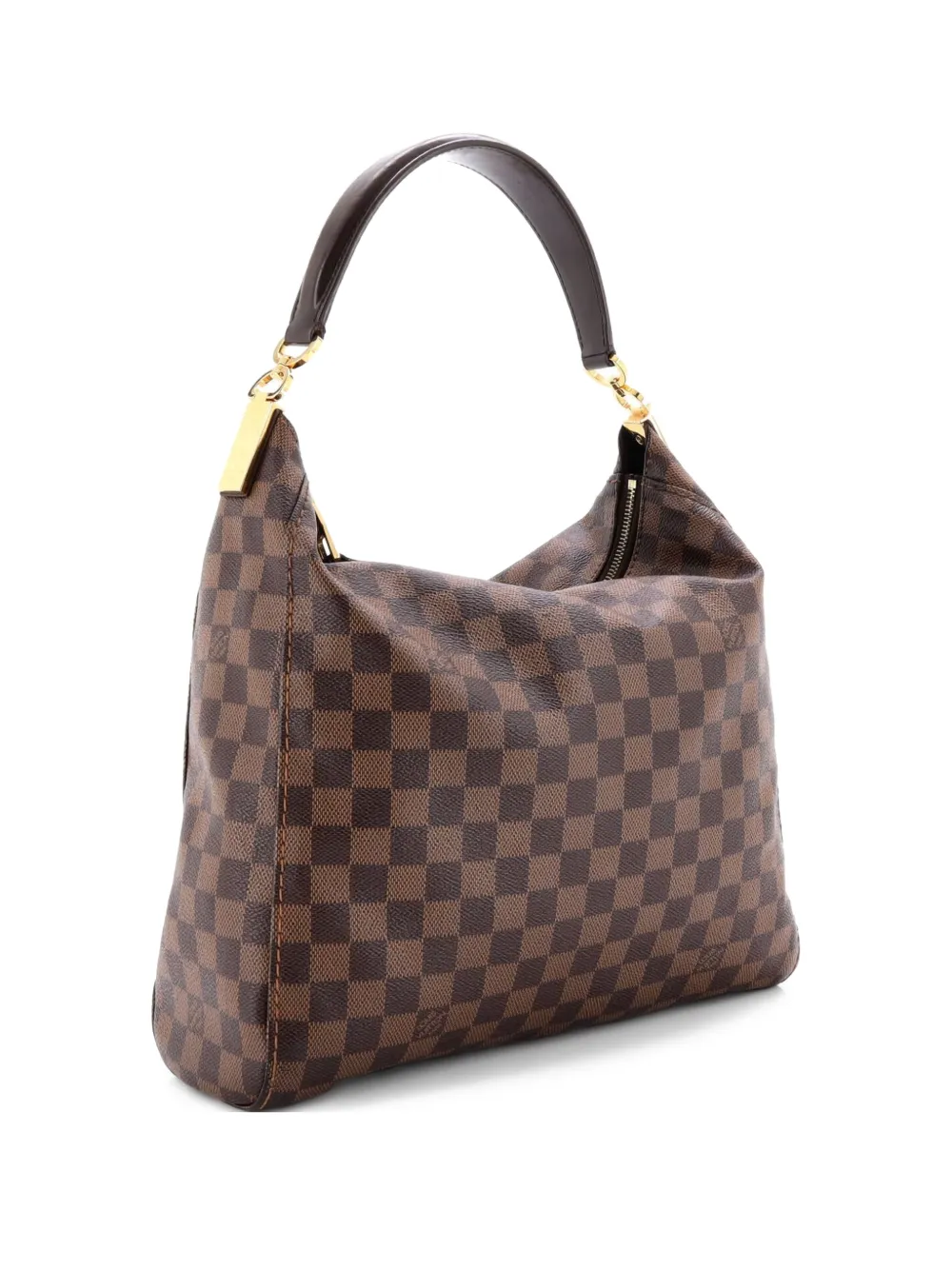 Louis Vuitton Pre-Owned Portobello Handbag Damier GM hobo bag - Braun