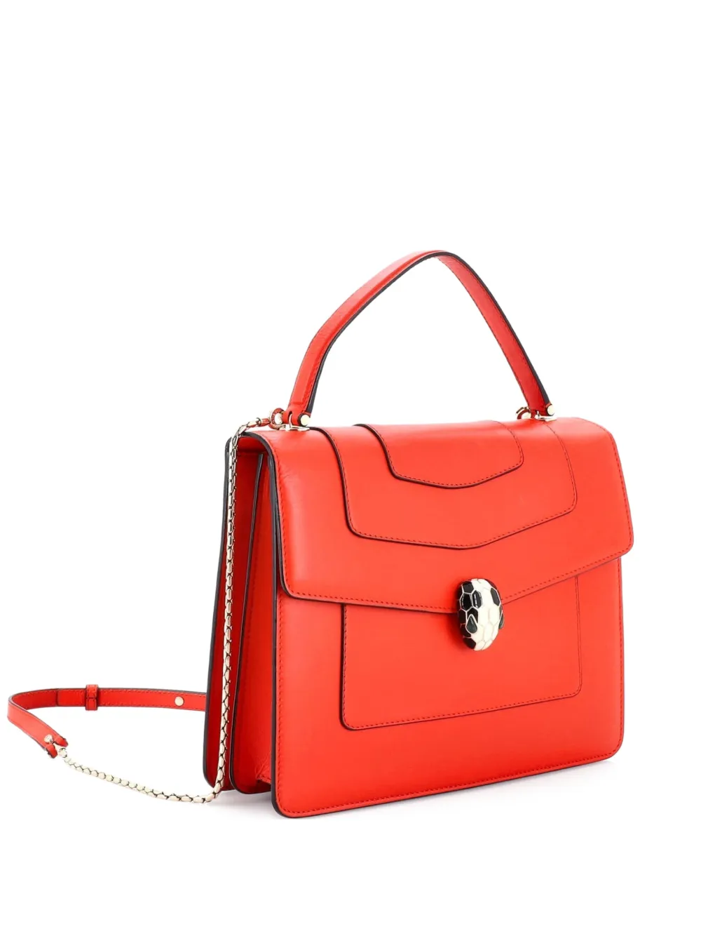 Bvlgari Pre-Owned Serpenti Forever Top Handle Bag Leather Medium satchel | rojo | Image 1
