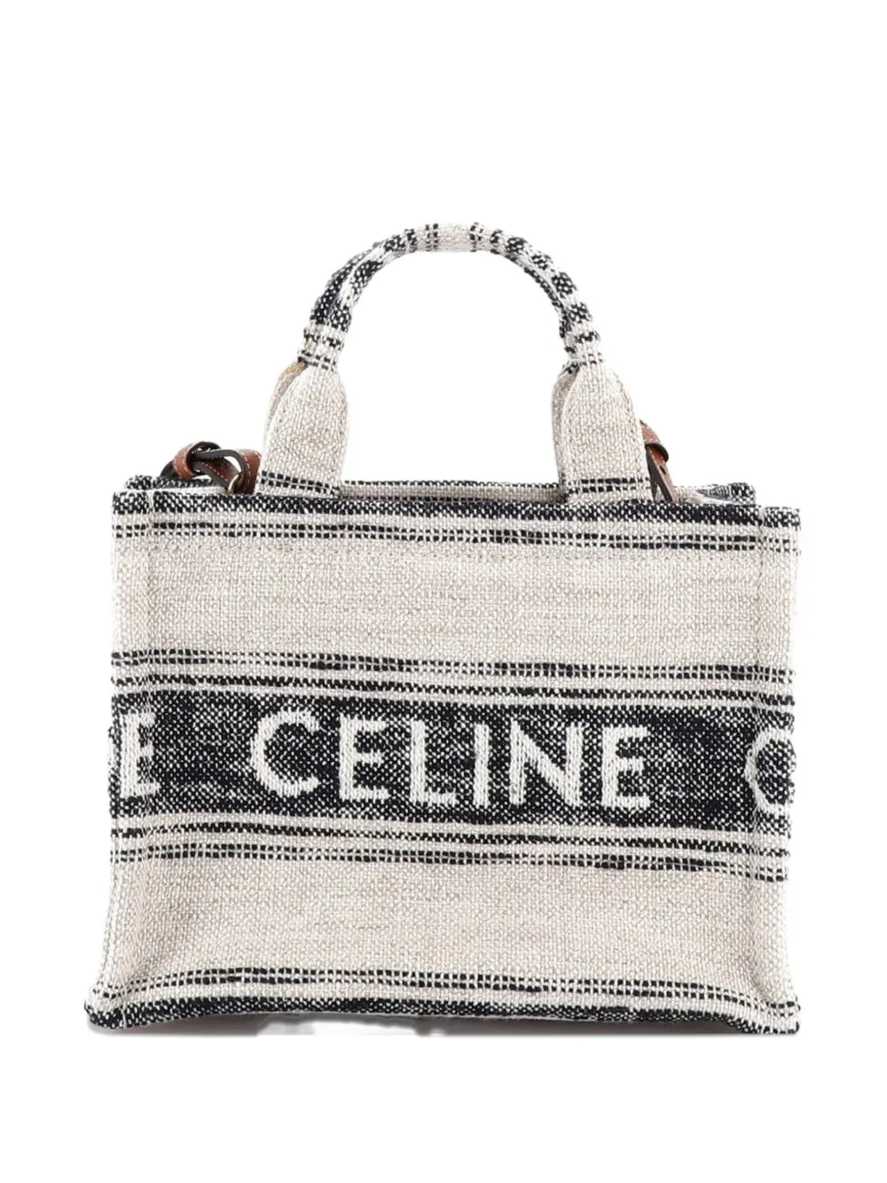 Celine Pre-Owned Cabas Thais Printed Canvas Small tote bag | Neutrals | Image 1
