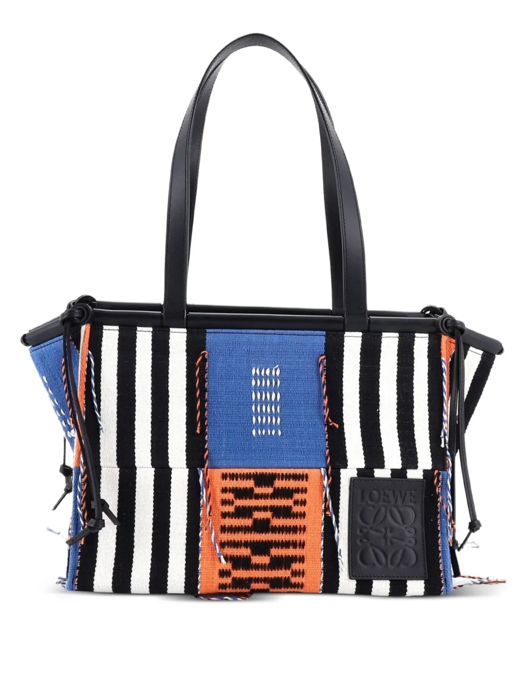 Loewe Pre-Owned Cushion Multicolor Patchwork Small tote bag | Multicolour | Image 1
