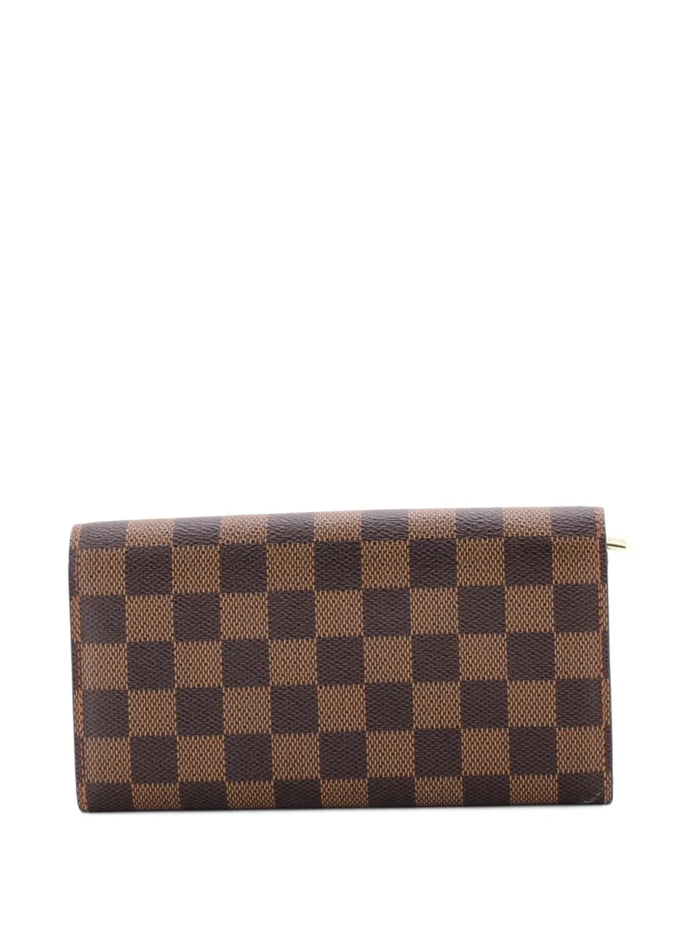 Pre-owned Louis Vuitton Sarah Wallet Damier Small Wallets In Brown