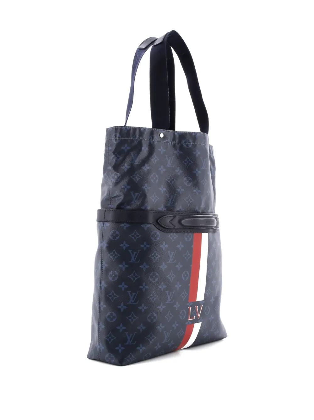 Pre-owned Louis Vuitton Ultralight Monogram Cobalt Canvas Tote Bag In Blue